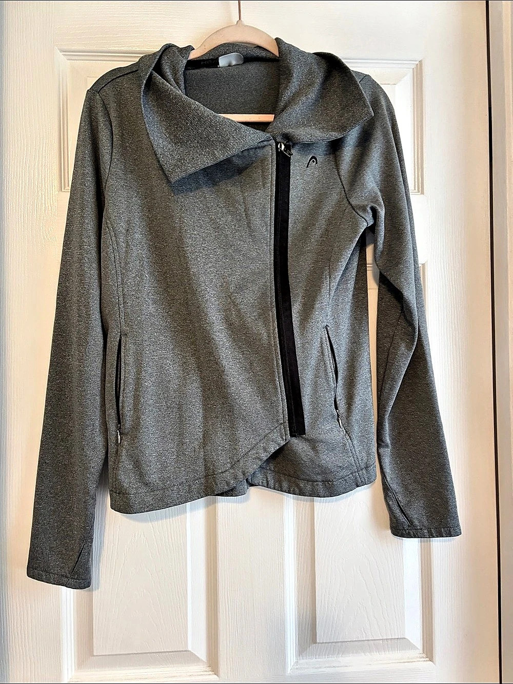 HEAD Gray Athletic Jacket Size Large
